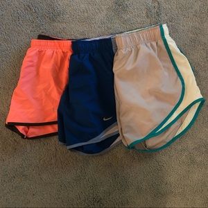 Set of 3 Nike Running Shorts